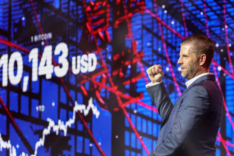 Eric Trump says Trump family 'loves' Bitcoin community, predicts $1 million valuation