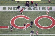 NFL teams will again stencil messages in the end zone, including 'End Racism' and 'Choose Love'