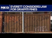 Everett considers law for graffiti fines