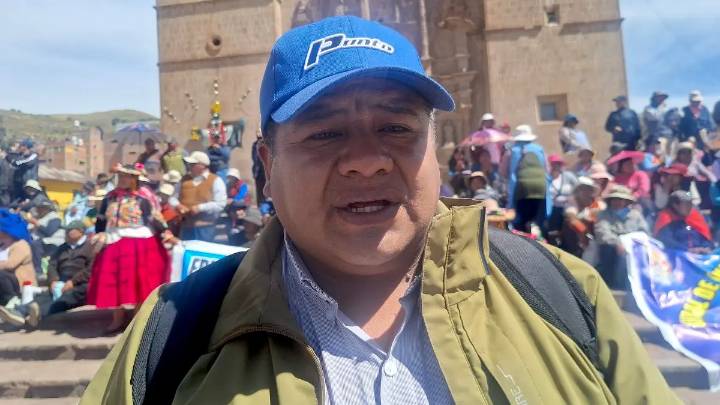 Puno: Fiscalía cita a dirigente Amador Núñez por protestas contra EMSA