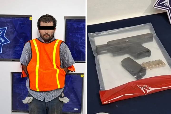 Discute con su pareja y la amenaza apuntándole con una pistola; disparó al aire