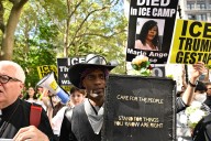 PHOTOS: Protesters gather to denounce federal agents at 26 Federal Plaza