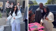 Cardi B Delicately Exits Court Holding Her Stomach, Signs Autographs