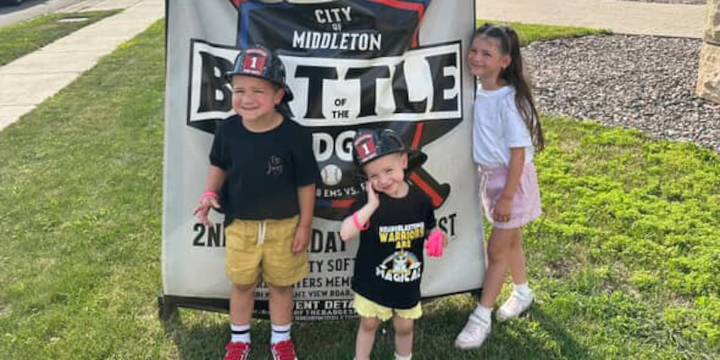 Middleton first responders support families with childhood cancer through Battle of the Badges event