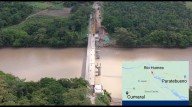 Inician actividades de izaje y lanzado de vigas en puente sobre río Humea