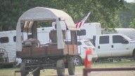Thousands of campers saddle up for Chuck Wagon Races in Clinton