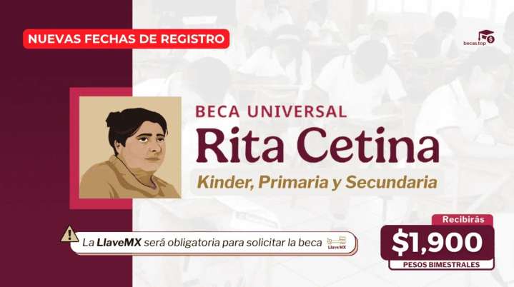 ¿Cuándo comenzará el registro de la Beca Rita Cetina 2025 pa...