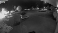 Video shows McClain County arson suspect accidentally catching on fire