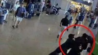 Furious Sha'Carri Richardson strikes boyfriend at Seattle airport in shocking security footage from arrest