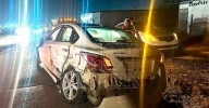 Joven alcoholizado provoca aparatoso accidente en Nuevo Laredo