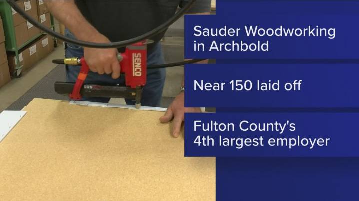 Layoffs at Sauder Woodworking impact 150 employees