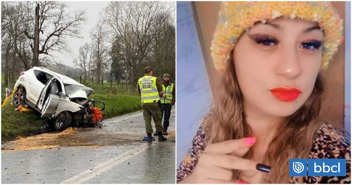 Mujer apodada "Barbie-narco chilena" muere en colisión de autos en Frutillar: sus hijos están grave