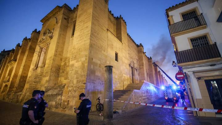 Declarado un incendio en la Mezquita de Córdoba