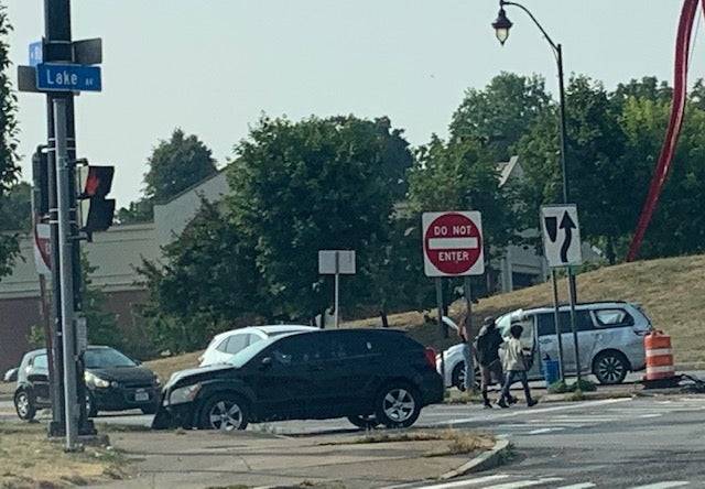 BREAKING NEWS Car crash at Lake Avenue and 104 East on Sunday morning