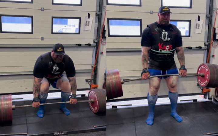 Hafthor Bjornsson Crushes a 460-kg (1,014.1-lb) Deadlift Two Rep PR in Prep for World Record Attempt – Fitness Volt