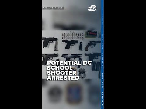 Potential DC school shooter arrested with guns after social media threat