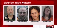 Four arrested in investigation of gravesite thefts in Omaha metro