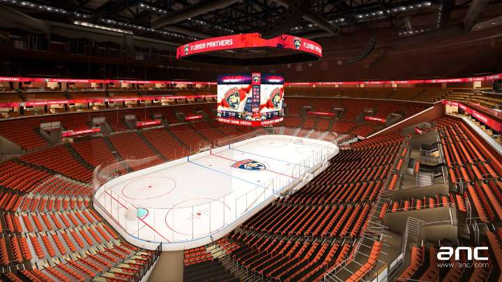Florida Panthers Announce New Scoreboard at Amerant Bank Arena