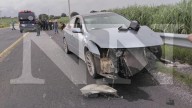 ENCONTRONAZO EN LA XALISCO-PANTANAL DE COMBI Y AUTOMÓVIL