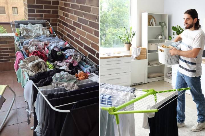 Woman shares husband's laundry fail on Reddit