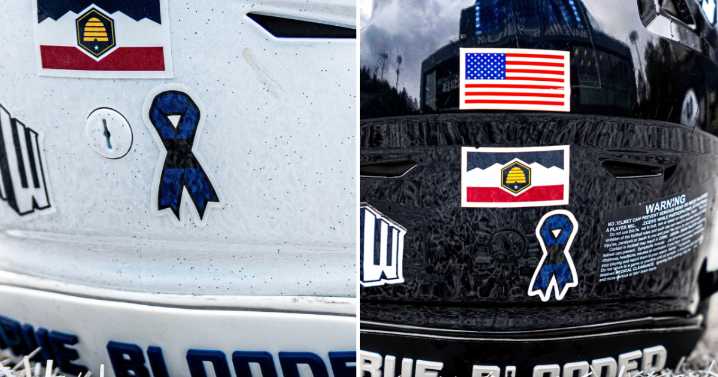 Utah State to honor fallen police officers with helmet stickers