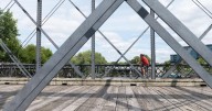 An afternoon bike ride on Fort Wayne's Wells Street Bridge