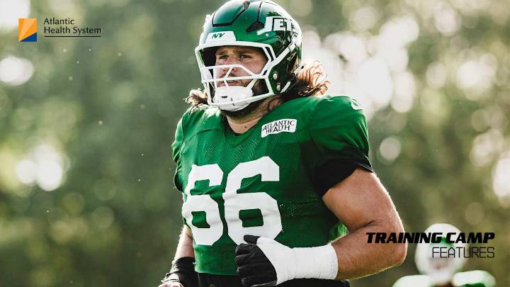 Joe Tippmann: 'It's Been Great' Competing with Josh Myers to Be Jets' Starting Center