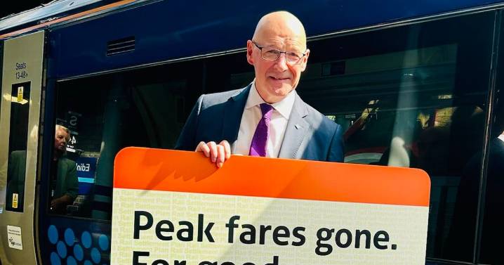 Scottish Government scraps peak fares 'for good' as ScotRail enters 'new era'
