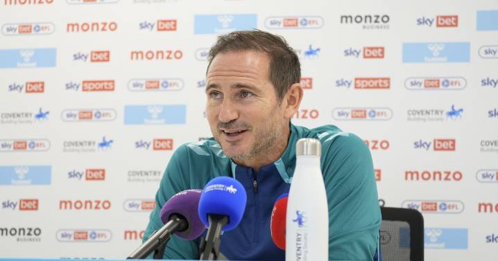 Frank Lampard opens up on Luis Binks' departure and void that needs filling in final weeks of transfer window
