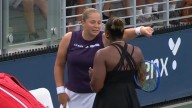 Tensión en el US Open: cruce caliente entre Ostapenko y Townsend tras un partido picante