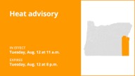 Heat advisory in place for Oregon Lower Treasure Valley and Malheur County for Tuesday