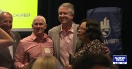 Protesters call for dialogue as Sen. Marshall touts US economy at Wichita forum