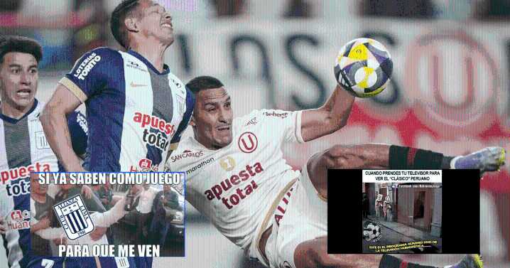 Los mejores memes del empate entre Universitario y Alianza Lima por la fecha 7 del Torneo Clausura de la Liga 1