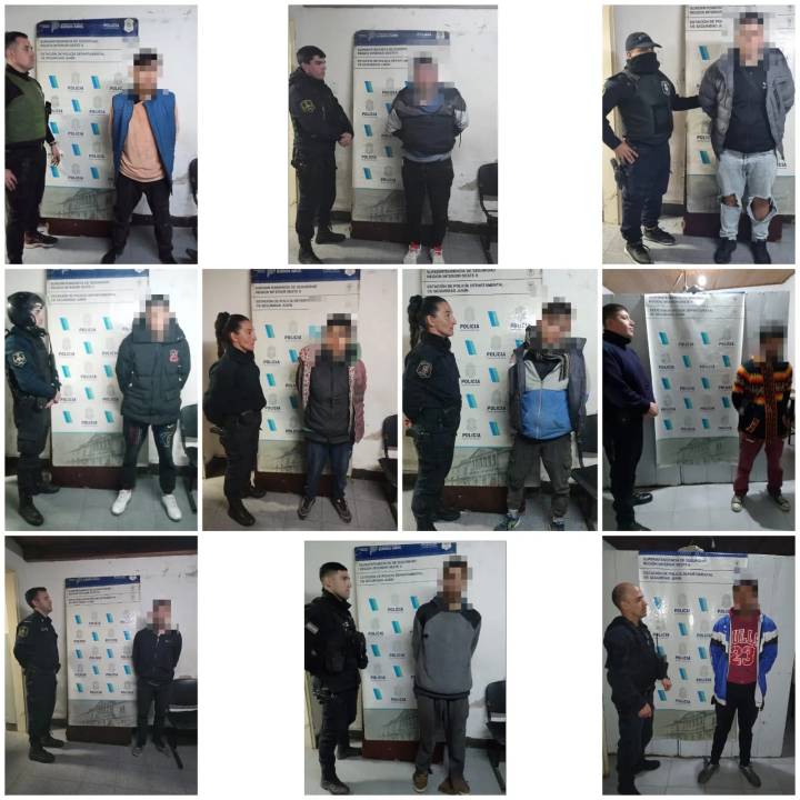 Efectivos policiales efectuaron aprehensiones por delitos varios