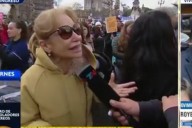 La 'señora de Recoleta' que en la marcha reconoció que votó a Milei y le pidió “piedad” por su hijo discapacitado