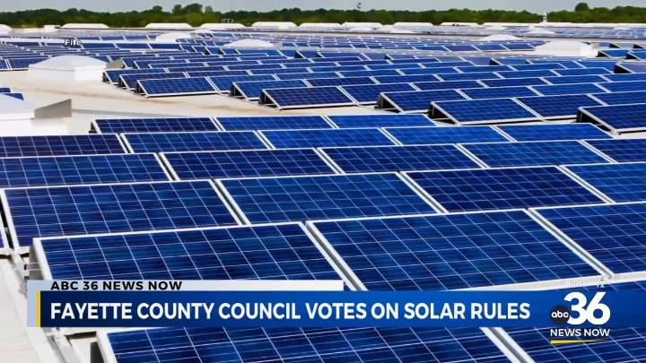 Fayette County Council votes on solar rules