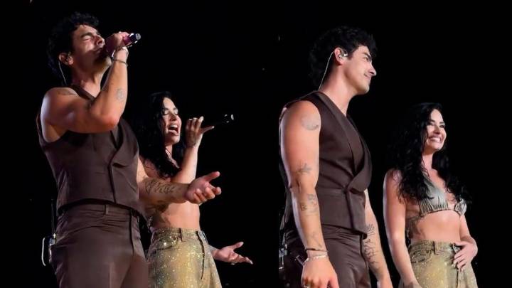 Demi Lovato y Joe Jonas se reencuentran en el escenario para cantar las canciones de 'Camp Rock'