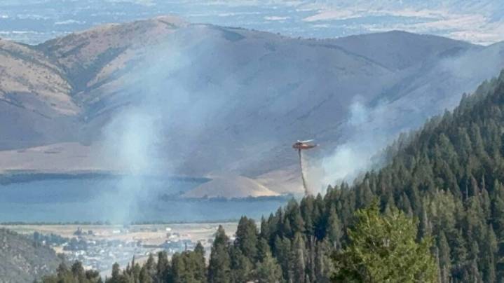 Fire starts in mountains southeast of Brigham City, cause unknown
