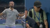 Photographer at centre of Daniil Medvedev US Open meltdown calls in LAWYERS over ‘lynching’
