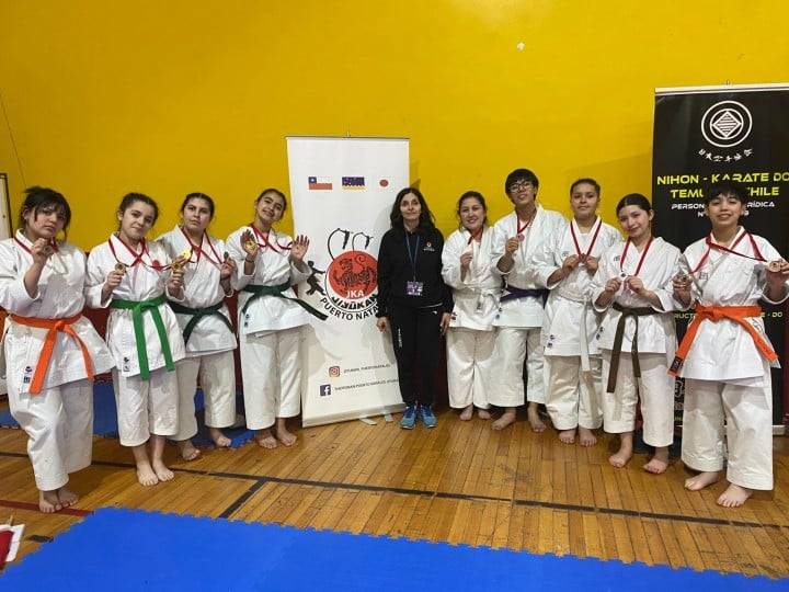 Brillante participación obtuvo el Dojo Jiyukan Puerto Natales en Nacional de karate
