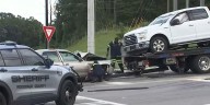 Bystanders help trooper arrest driver after chase ends in 2 crashes in Conyers, GSP says