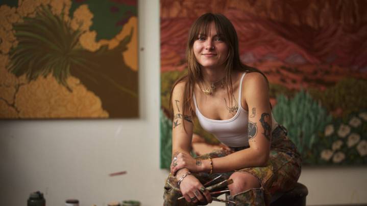 Utah artist Lizzie Wenger uses paint to capture scenery