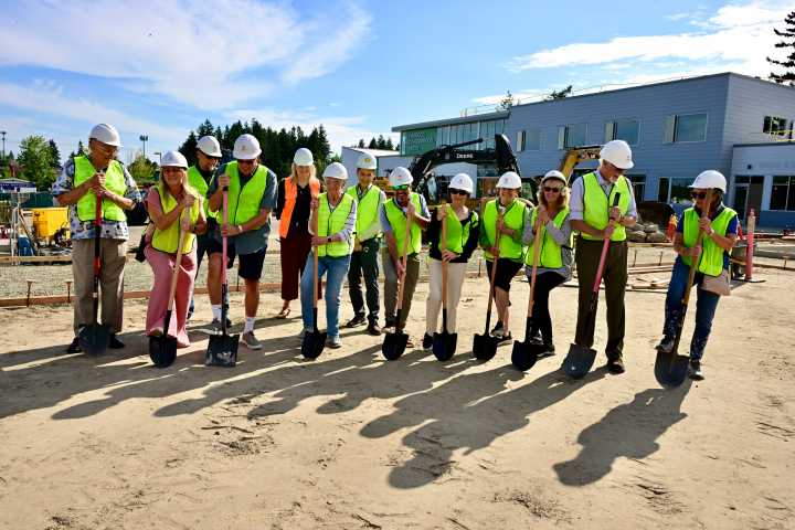 Rotarians break ground for new Lynnwood Neighborhood Center playground