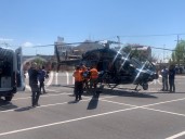 Trasladan vía aérea a policías estatales accidentados en carretera de Guadalupe y Calvo
