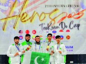 Pak get 8 gold medals at Hero Taekwondo Open