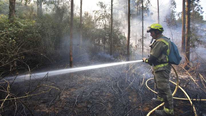 La lluvia regresa el miércoles a las zonas más afectadas por los incendios