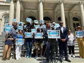 Ex-Gov. David Paterson endorses Mayor Adams for reelection, but doesn't call on Cuomo to quit