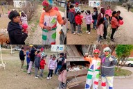 Recolectores municipales de Paraná repartieron golosinas en la previa del Día del Niño