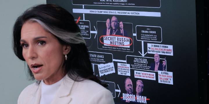 Tulsi Gabbard revokes security clearances of dozens of officials over Russiagate