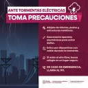Tormentas eléctricas durante toda la semana, pronostica Protección Civil